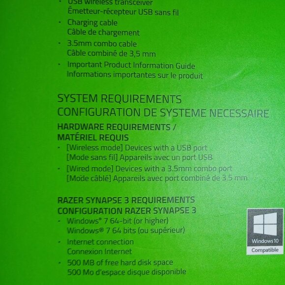 Razer Nari Ultimate Wireless Gaming Headset with Mic and Haptic Technology - Picture 7 of 13